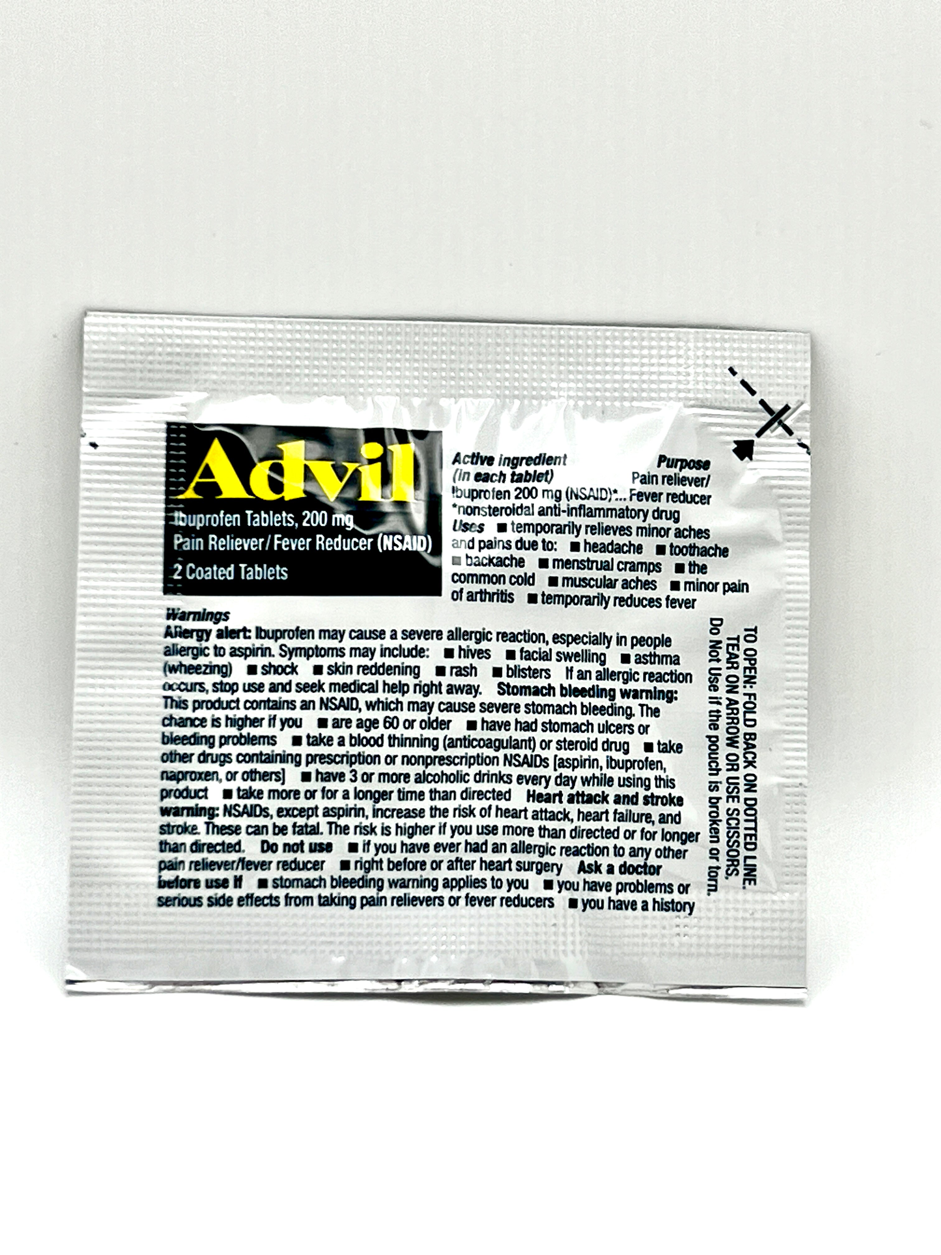 Pain Relief-Advil or Tylenol