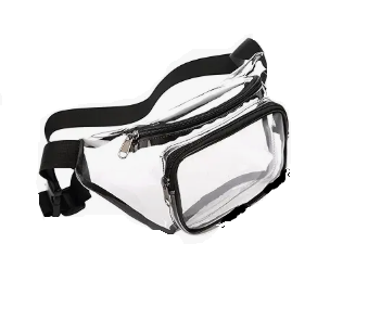 Fanny Pack Clear Stadium/Concert Venue Approved Survival Kit
