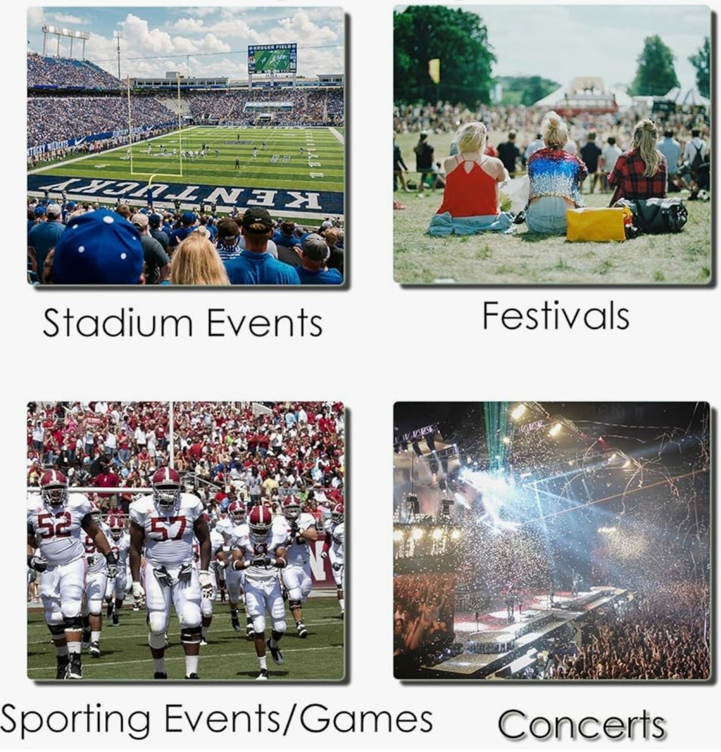 Fanny Pack Clear Stadium/Concert Venue Approved Survival Kit