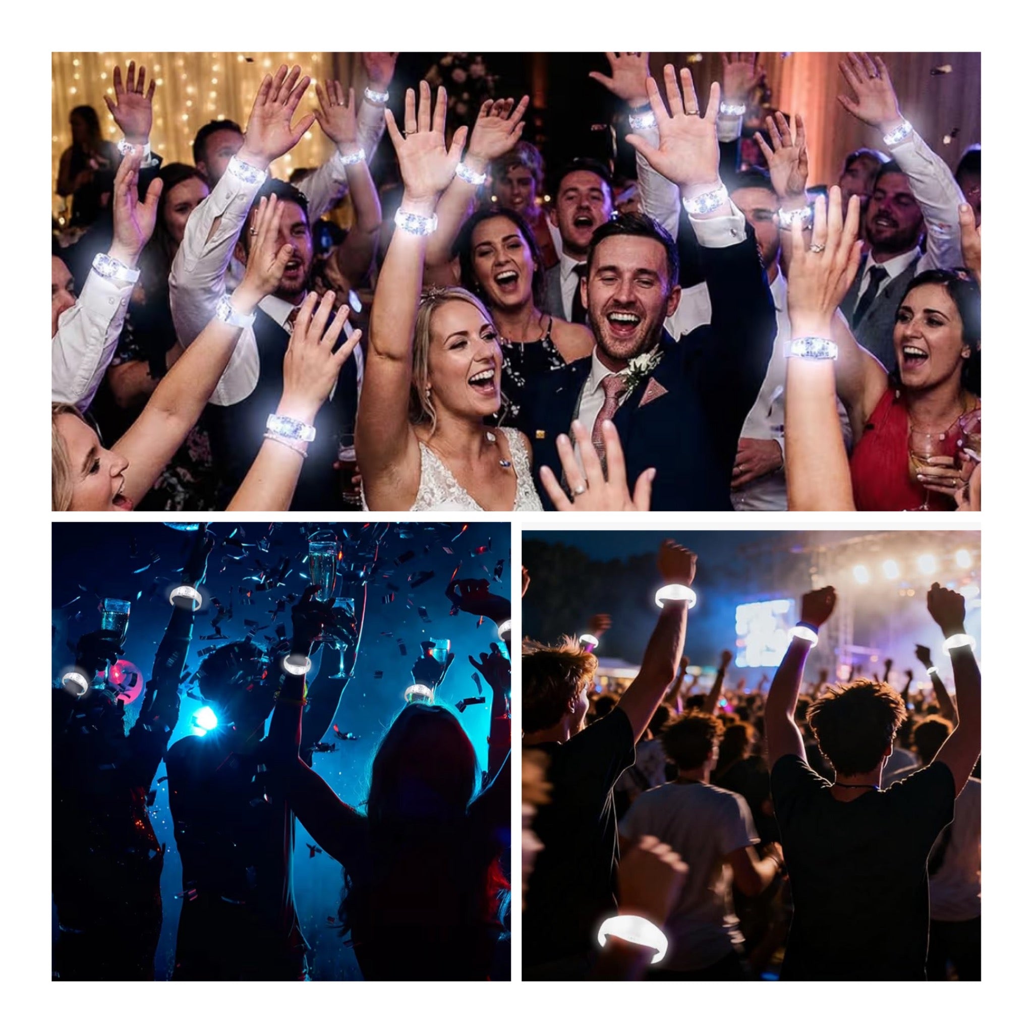Wristband LED Light-Up Sound Activated