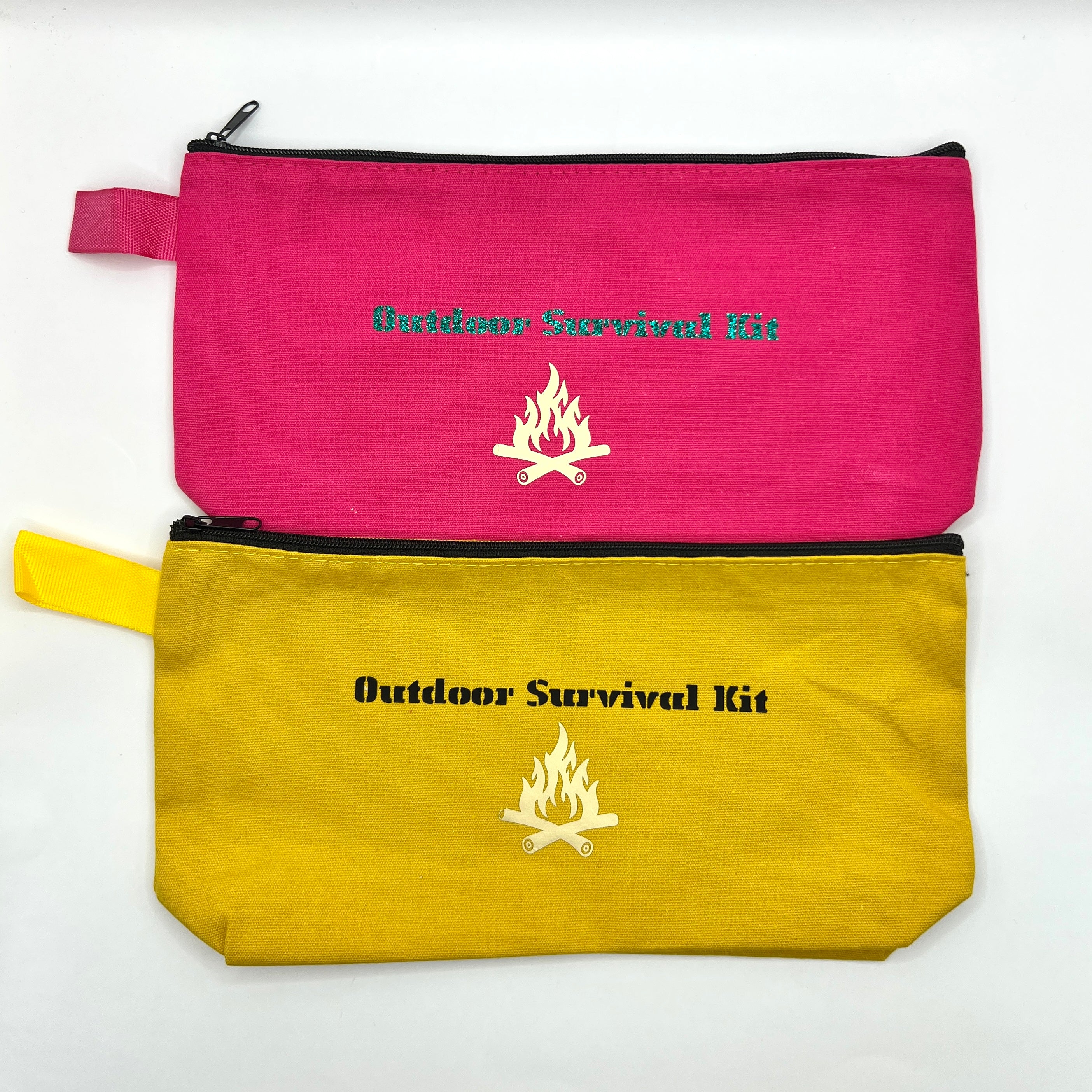 Zipper Pouch with Carry Strap, Large