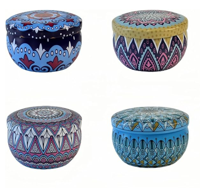 Candle-Soy, in Decorative Tin