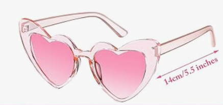 Sunglasses Heart Shaped