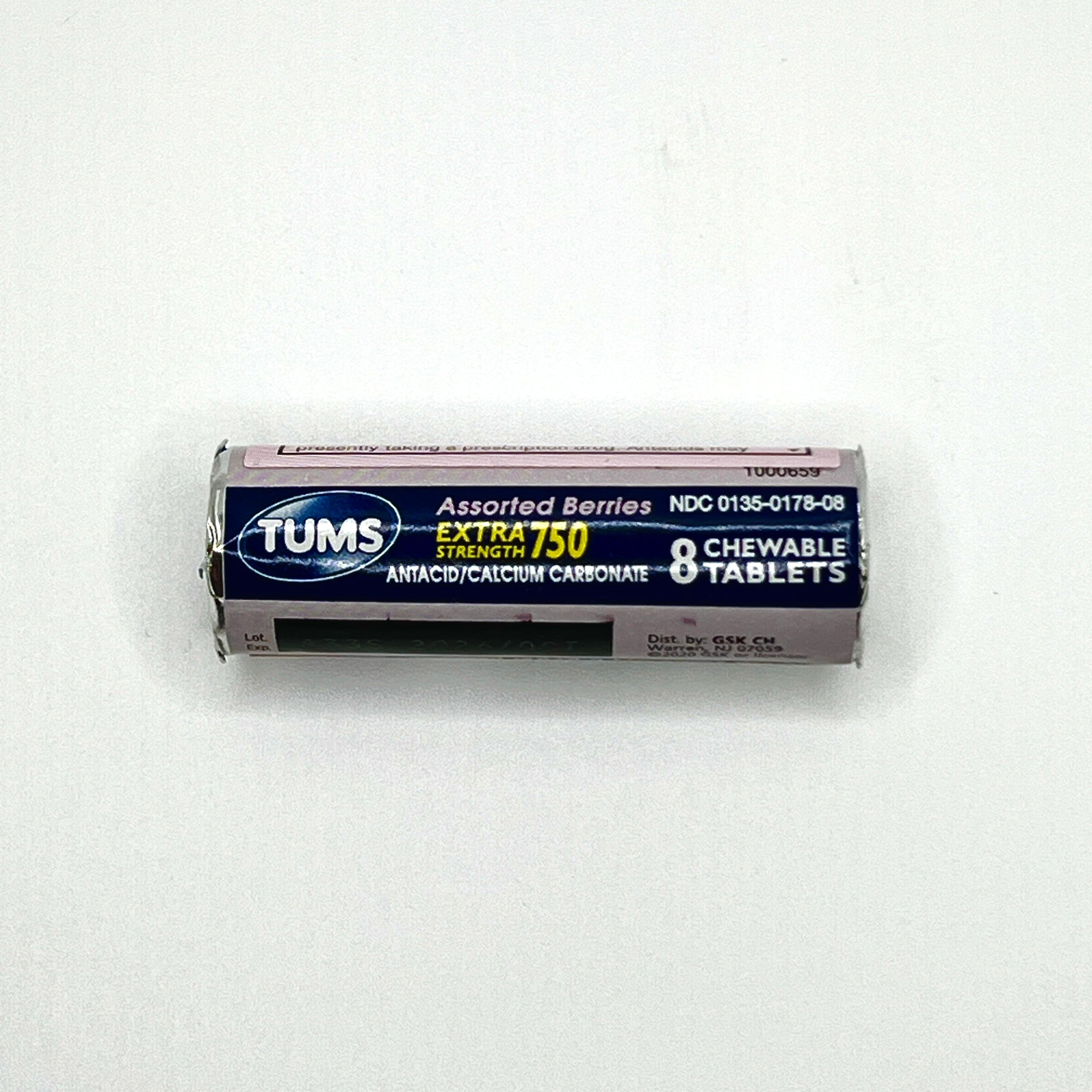 Tums Chewable Ultra Strength Antacid Tablets