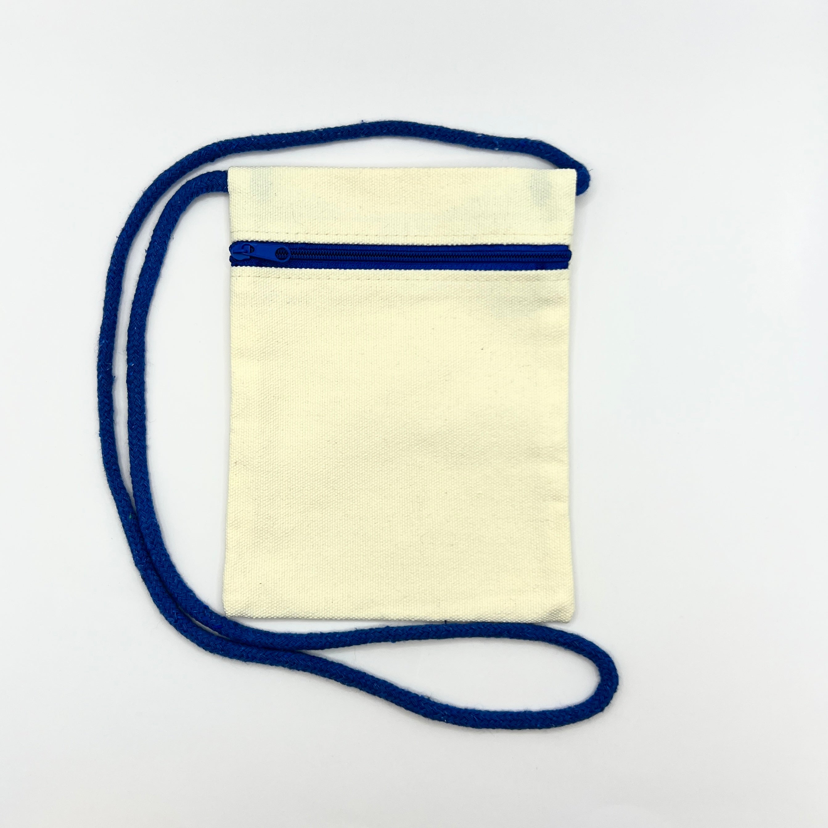 Zipper Canvas Neck Tote