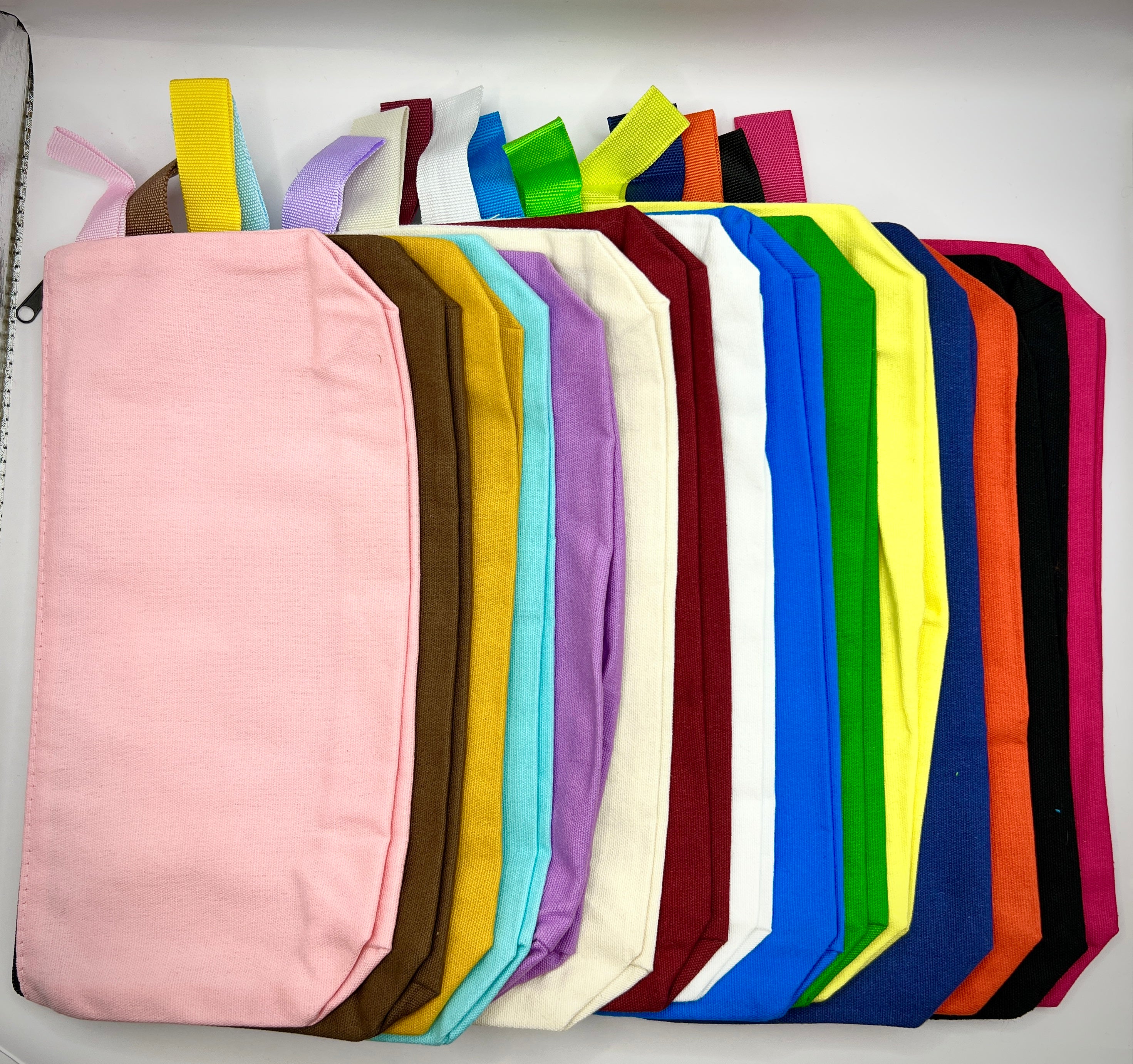 Zipper Pouch with Carry Strap, Large