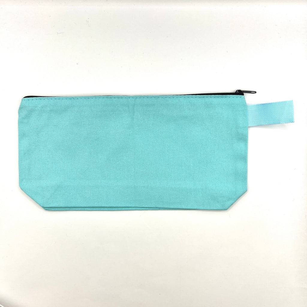 Zipper Pouch with Carry Strap, Large