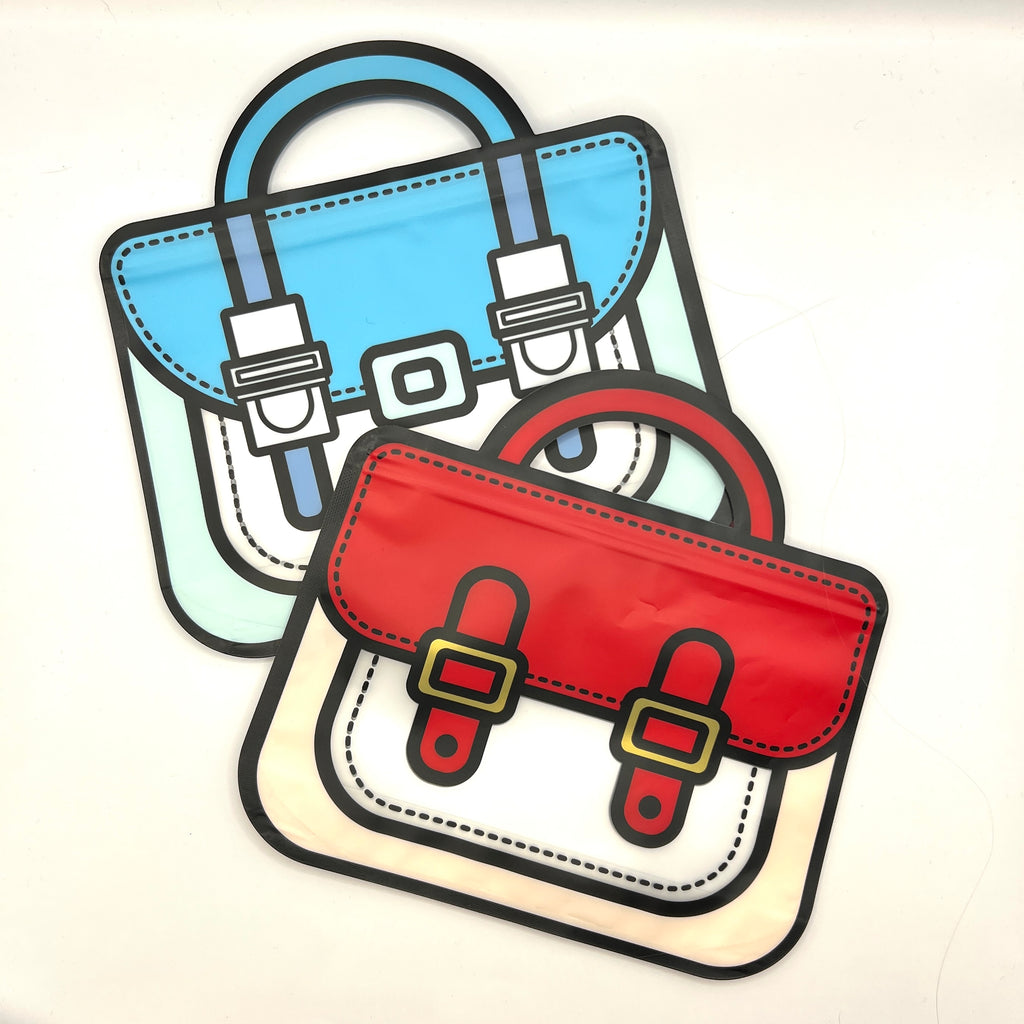 Handle Bag with see through window- reusable